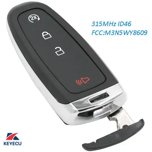 Запасной пульт дистанционного запуска KEYECU Smart Prox Key Fob Transmitter 4B для Ford Escape M3N5WY8609 7812A