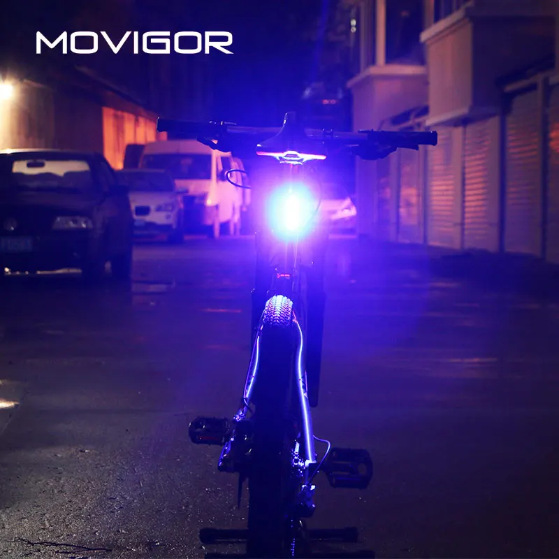 Movigor 120 люмен USB Перезаряжаемые Велосипедный Спорт фонарь светодиодный