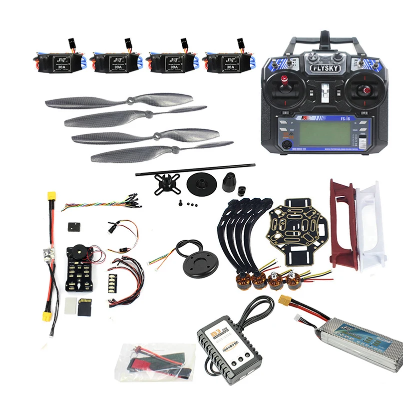 Полный комплект DIY FPV Дрон модель 4 осевого самолета HJ 450 рамка PX4 Полетный