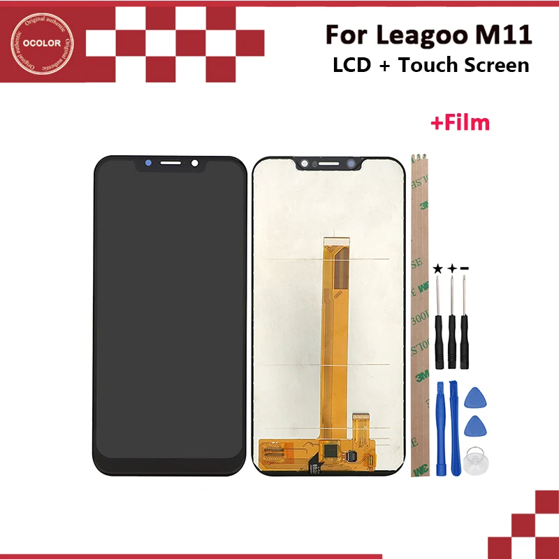 Ocolor для Leagoo M11 ЖК-дисплей и сенсорный экран Новая замена для Leagoo M11 ЖК-цифровой аксессуар+ Инструменты+ клей+ пленка