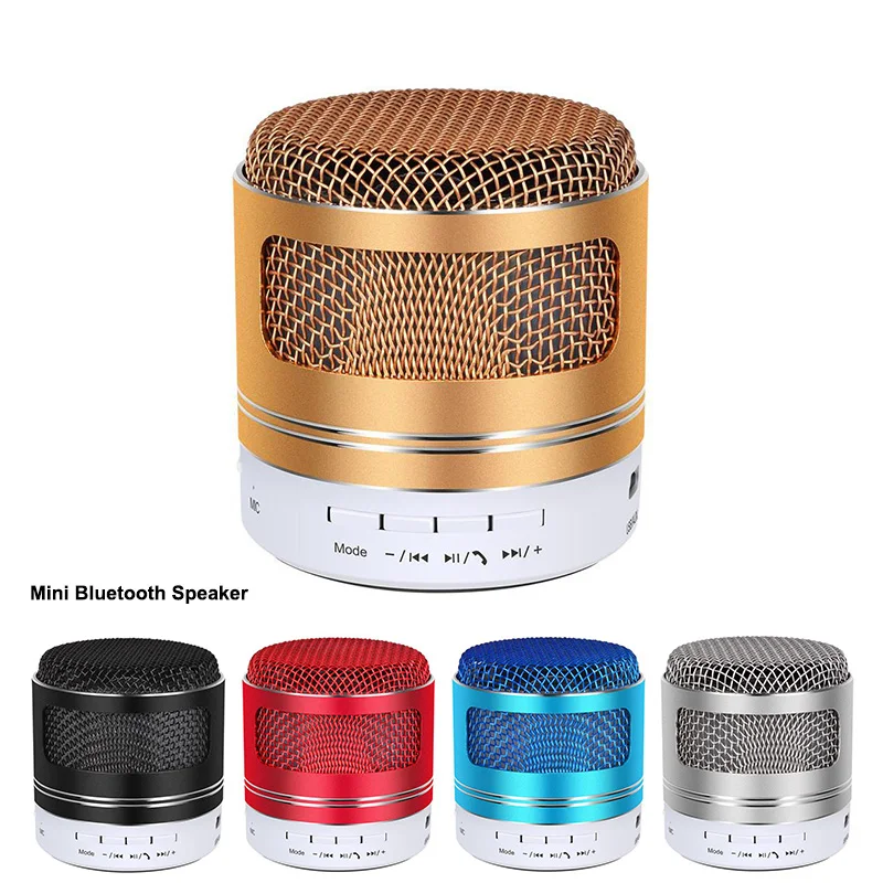 Мини Bluetooth динамик поддержка fm-радио громкий s металлическая поверхность