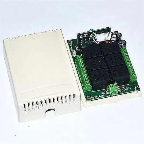 DC 12V 6 Channel Wireless RF Remote Control Radio Controller / Home Switch System Receiver &amp Transmitter | Электронные