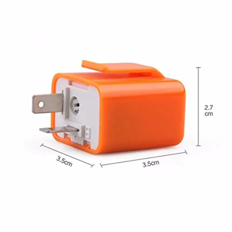 12 V 2 Pin мотоциклов электронная Регулируемая частота Светодиодный проблесковый