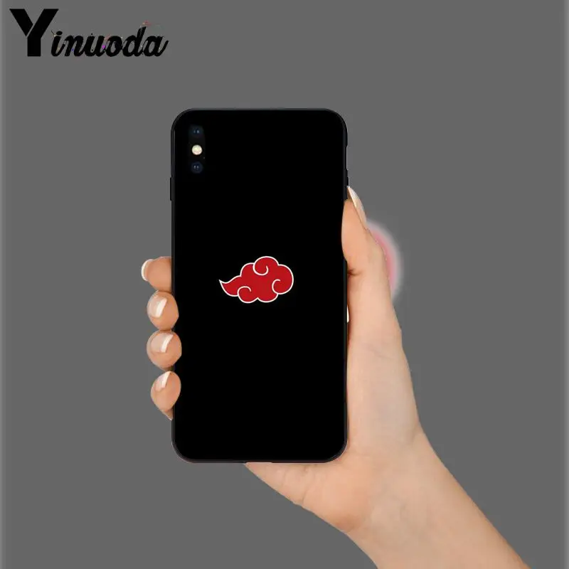 Yinuoda Наруто Акацуки пользовательские фото мягкий чехол для телефона для Apple iPhone 8 7 6 6S Plus X XS MAX 5 5S SE XR мобильный чехол s