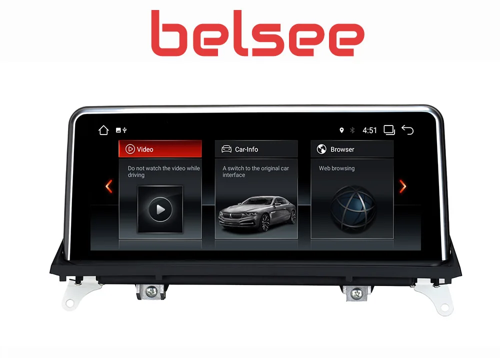 Belsee PX6 10 25 "Android 8 1 Ram 2G Автомобильная Мультимедийная GPS навигационная система
