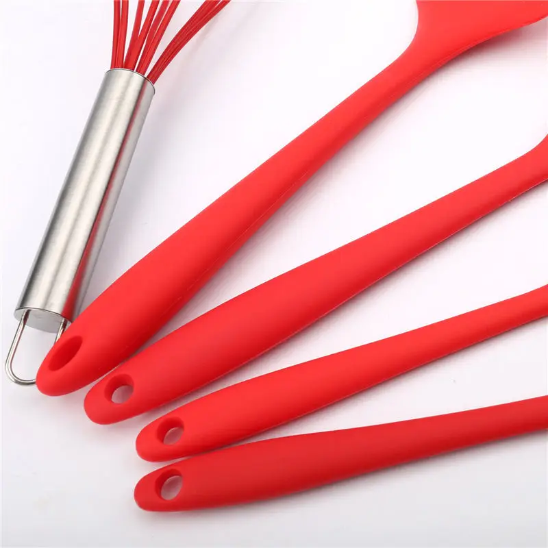 Набор термостойких силиконовых кухонных принадлежностей 5 шт. антипригарные