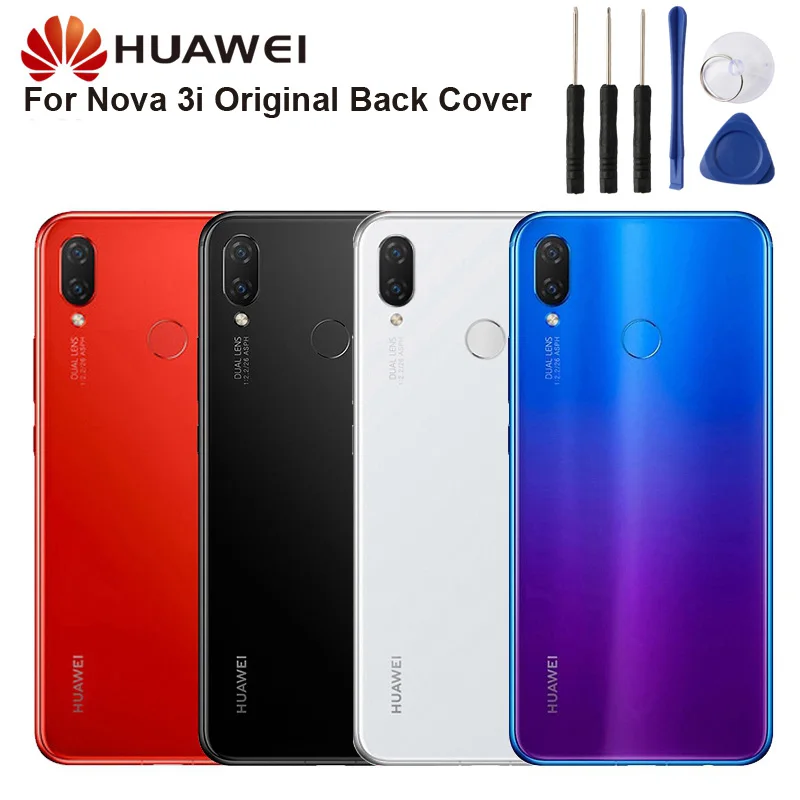 Huawei стеклянный аккумулятор задняя крышка чехол для huawei NOVA 3i Телефон задняя батарея Дверь