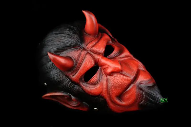 Маска из смолы в виде капюшона фильма Хеллбой|mask ffp3|mask clipmask packaging |