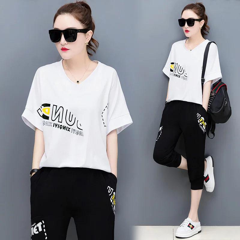 Спортивный костюм женский комплект из двух предметов Vetement Femme 2019 Chandal Mujer 2 Piezas