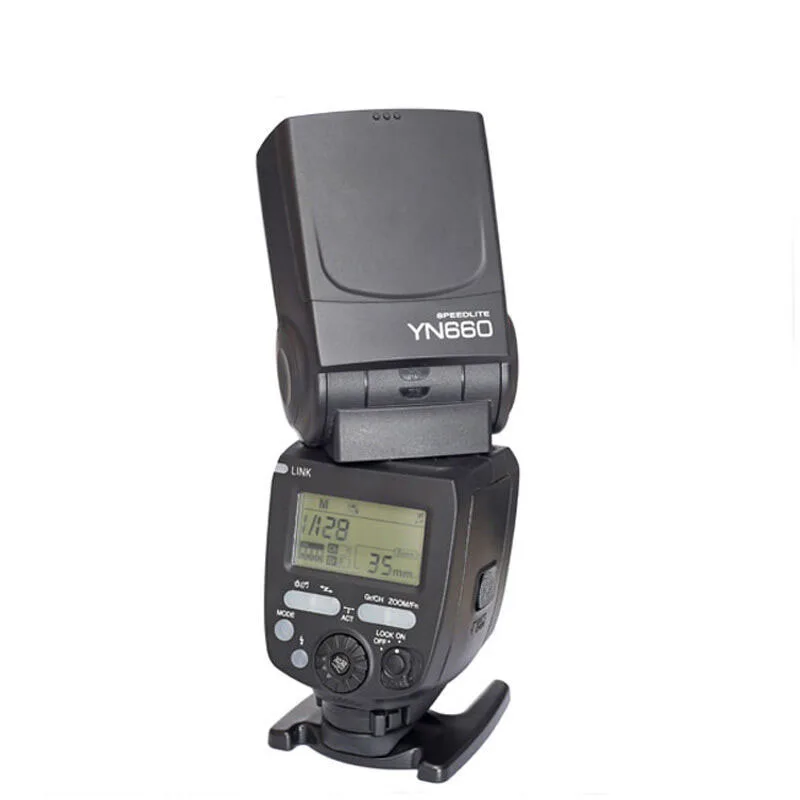 Беспроводная вспышка YONGNUO YN660 Speedlite GN66 2 4G беспроводное радио Master HSS 1/8000s + Slave для