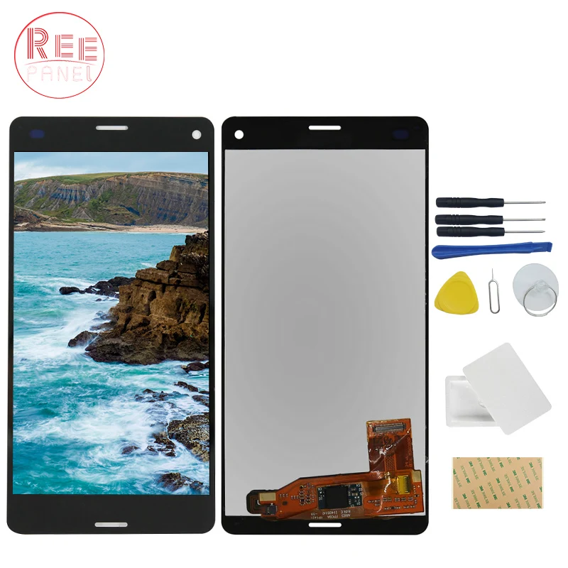 Reepanel Сенсорный экран ЖК дисплей для SONY Xperia Z3 компактный Дисплей Frame Mini d5803 d5833