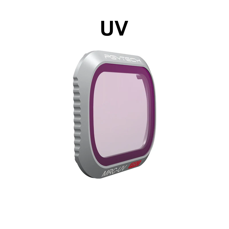 UV PGYTECH для DJI Mavic 2 Pro фильтр Drone UV CPL ND4 аксессуары Mavic 2 Pro Профессиональный фильтр для объектива камеры UV CPL ND4 фильтры - Цвет: UV