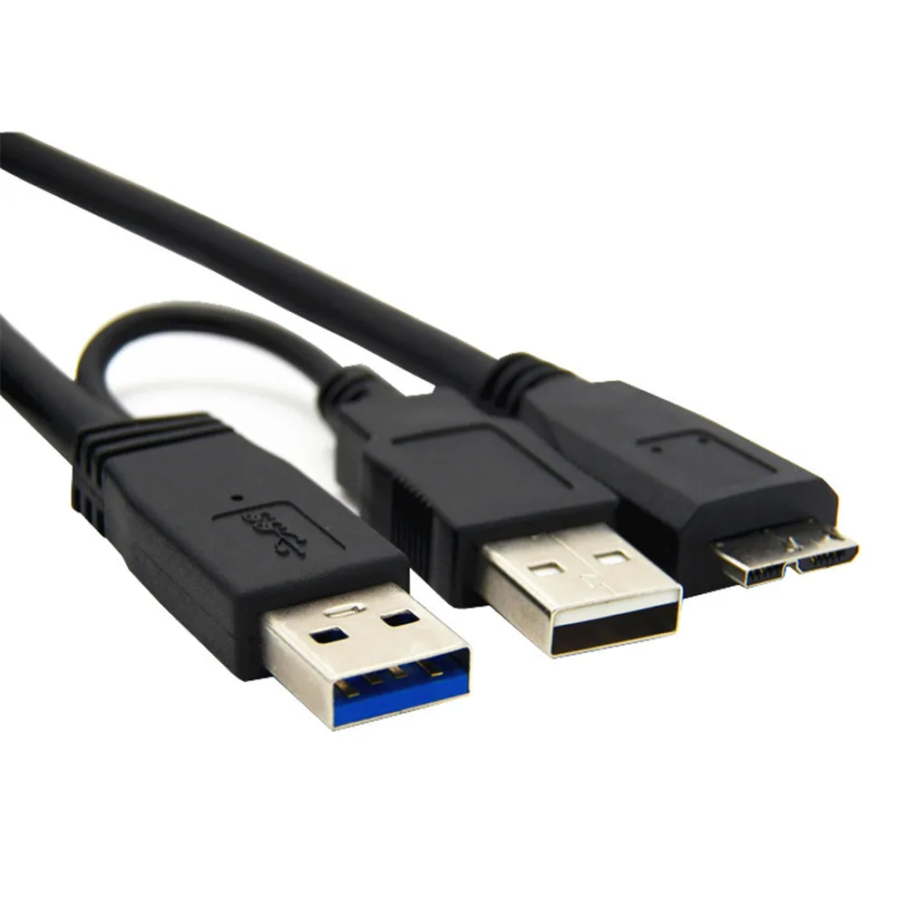 USB 3 0 A Y 2 кабель для передачи данных с разъемом Папа-Micro B мобильного жесткого диска