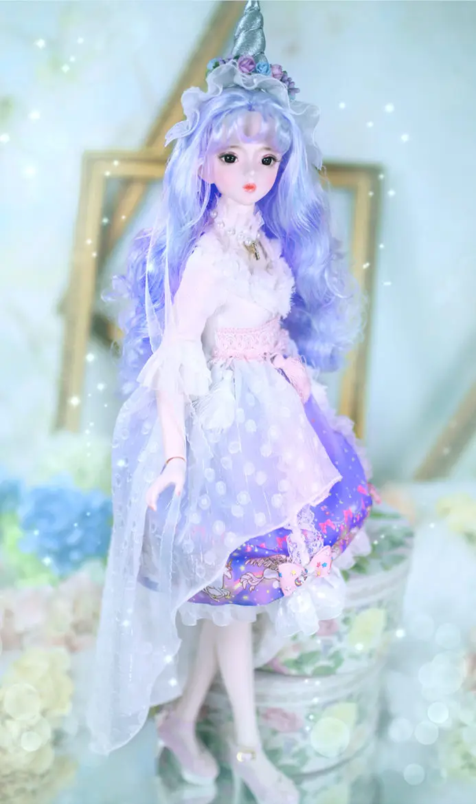 Macchiato DBS 1/3 BJD Macchiato, ChengMingLan 12 Китайский Зодиак механические соединения тела, включая волосы, глаза, одежда 62 см высота девочек ледяной, SD - Цвет: Macchiato