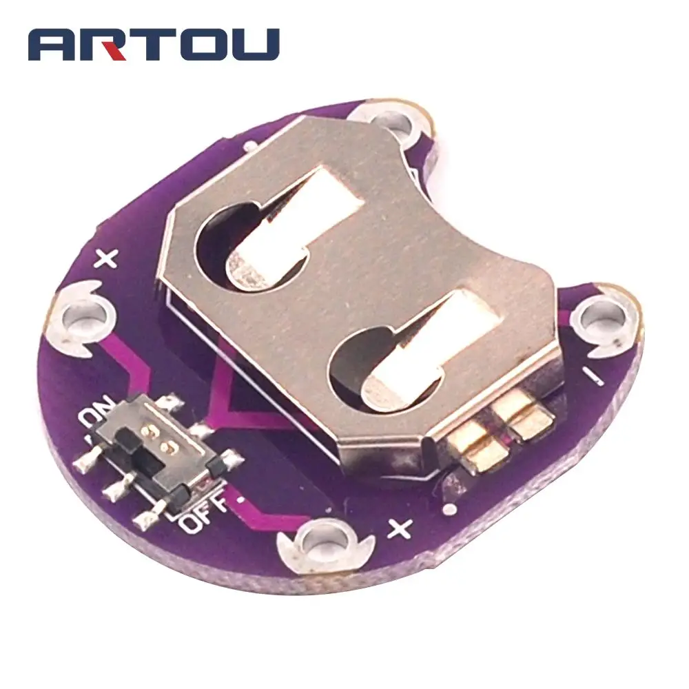 Держатель для аккумулятора LilyPad CR2032 модуль крепления батареи arduino Комплект