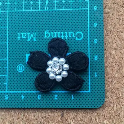 7 Вышитый бисером цветок Diy кружева аппликация патч для свадебного платья украшения одежды вышитые тканевые нашивки Пришивные аксессуары для одежды - Цвет: 7