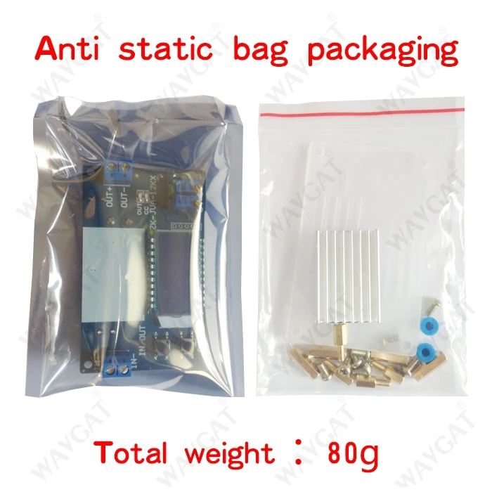 Цифровой понижающий ЖК дисплей WAVGAT регулируемый модуль источника питания