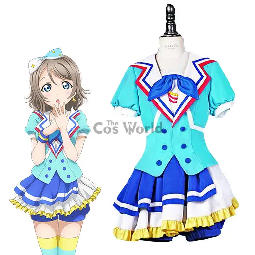 Прекрасно! Солнечный свет! Косплей-костюмы Aqours разноцветный костюм для косплея |