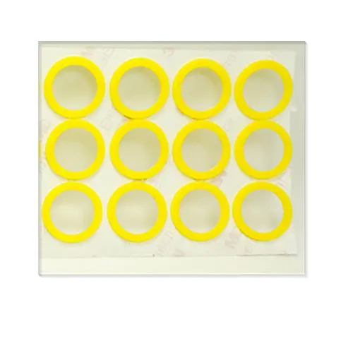 

EBOYU(TM) MAGICYOYO Yo-Yo Silicone Response Pads- Yellow- Set of 12 - Slim