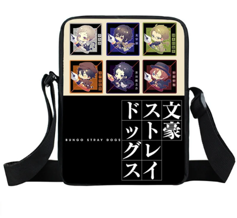 Мини сумки через плечо с аниме бродячие псы дазай Осаму чуя накахара детская
