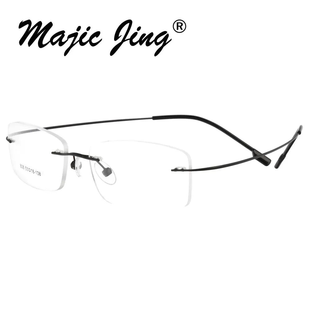 Оправа для очков Magic Jing титановая без оправы 50 шт./лот 1001|optical frame|eyewear opticaleyewear optical
