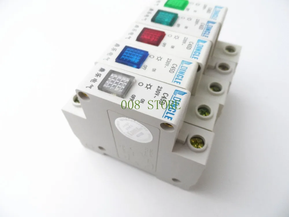 Автоматический выключатель сигнальная светового Индикатора лампа 230V Синий