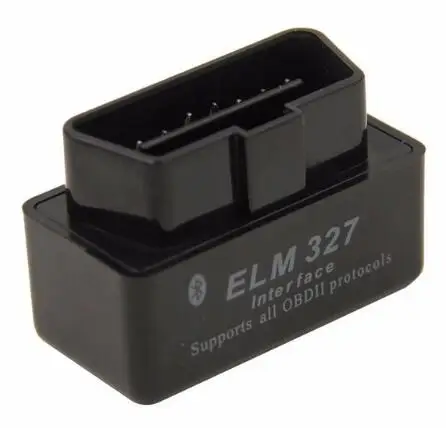 Black Супер мини ELM327 Bluetooth V2.1 OBD2 автомобильный диагностический инструмент Мини ELM 327 Bluetooth для Android/Symbian для протоколы бортовой диагностики версии II - Цвет: Black
