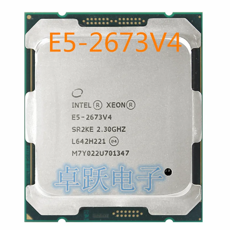 E5 2673V4 оригинальный процессор Intel Xeon OEM версии SR2KE 20 ядер 2 30 ГГц 50 Мб 14 нм LGA2011 3