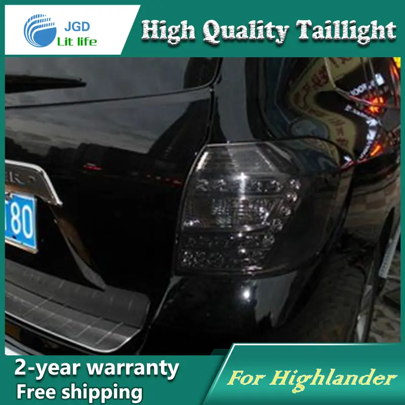 Автомобильный Стайлинг задний фонарь для Toyota Highlander 2009-2011 светодиодный