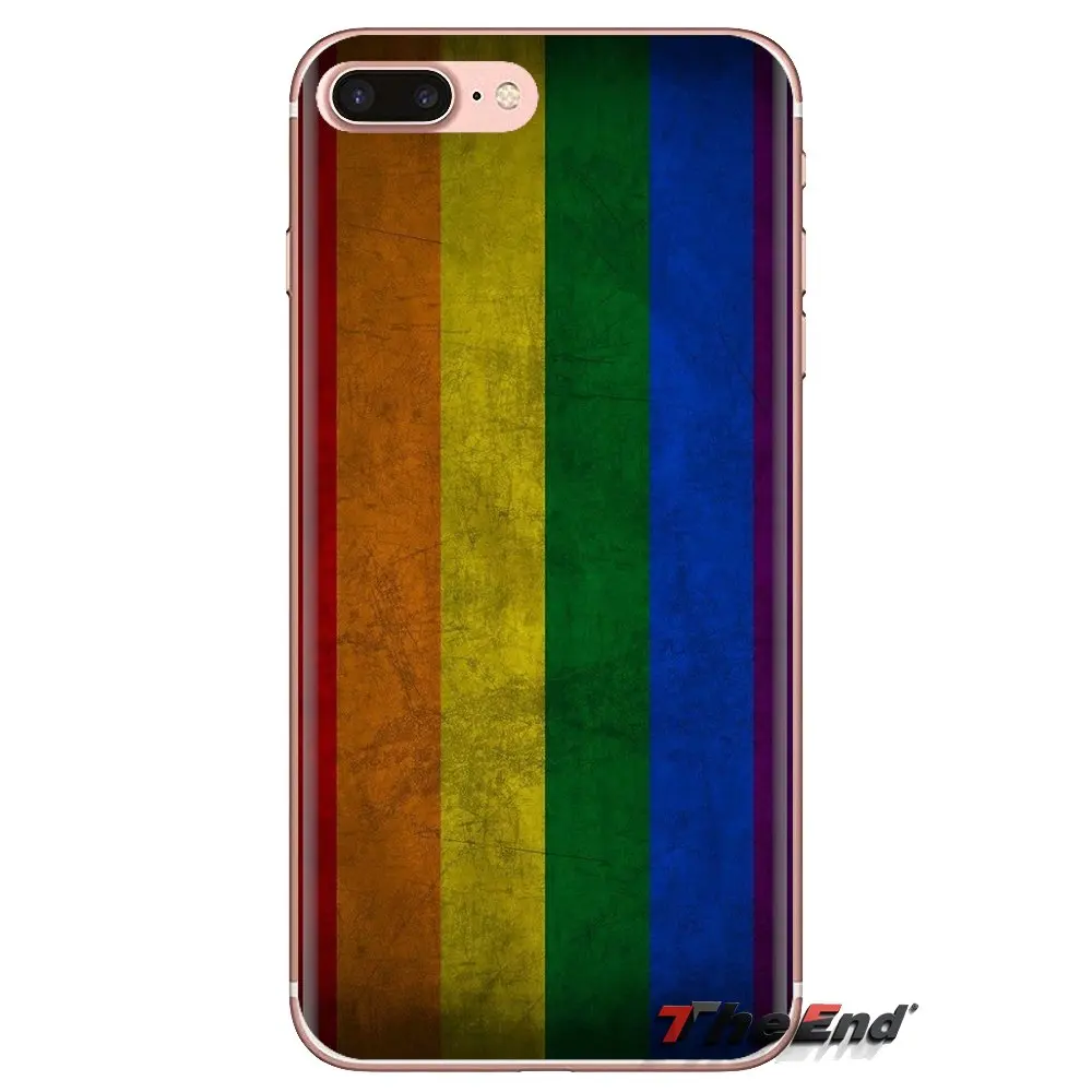 Гей лесбиянок ЛГБТ Радуга фестиваль Прайд арт ТПУ прозрачный чехол для Huawei Mate Honor