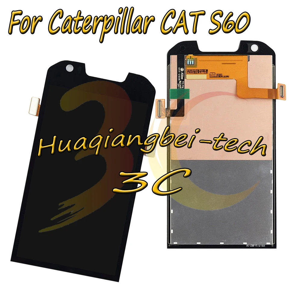 4,7 '' черный для Caterpillar CAT S60 полный ЖК-дисплей дисплей+ Сенсорный экран планшета Ассамблеи тестирование