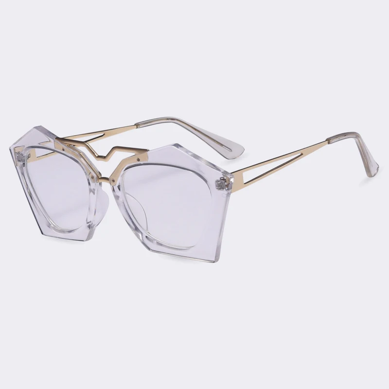 C2Clear Frame Winla новые модные женские солнцезащитные очки, прозрачные линзы Ретро дизайнерская оправа для очков женские аксессуары для затемненных очков Oculos De Sol WL2495 - Цвет оправы: C2Clear Frame