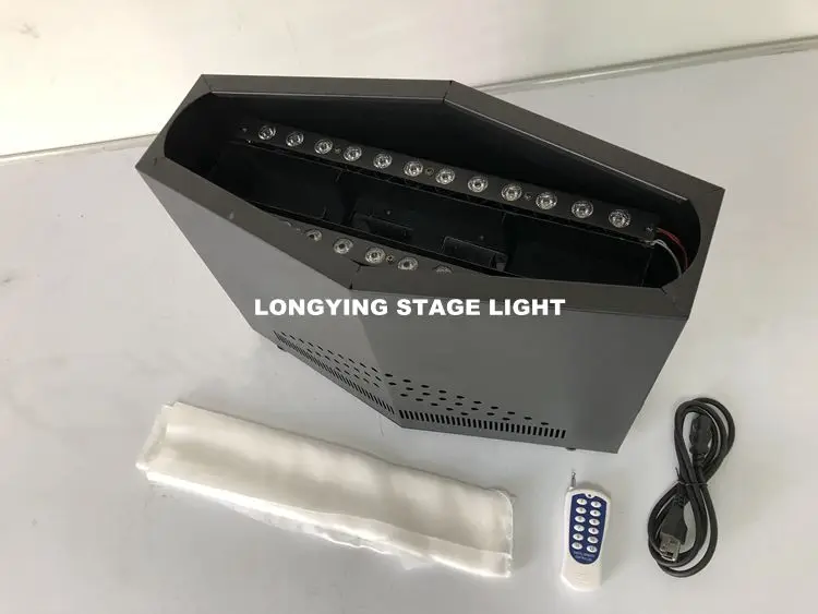 Бесплатная доставка 24x3 Вт RGB 3in1 1 5 м поддельные огонь освещение светодиодный