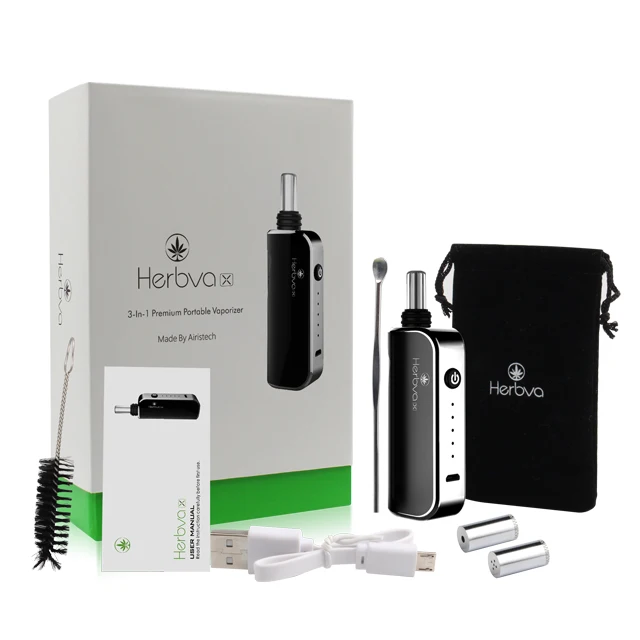 Airistech 3 в 1 Herbval X травяной вапоризатор сухая трава CBD воск Vaporizadores электронные