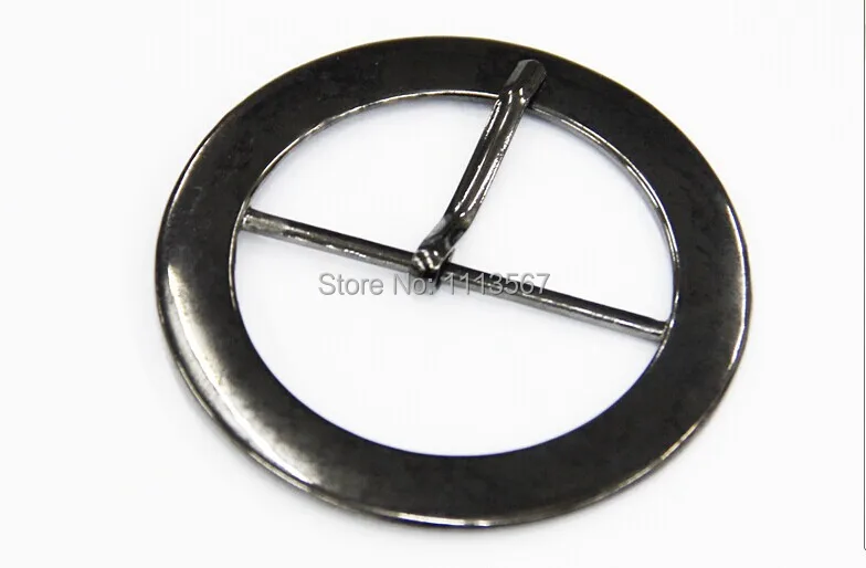 50 шт. черный пистолет круглый металлический ремень пряжка для сумок одежда ремни
