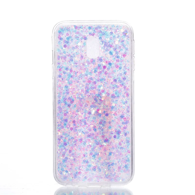 For Samsung J3 2017 J330 Case Colored Shiny Glitter Silicon TPU Skin Soft Back Cover Phone for Galaxy J330F |