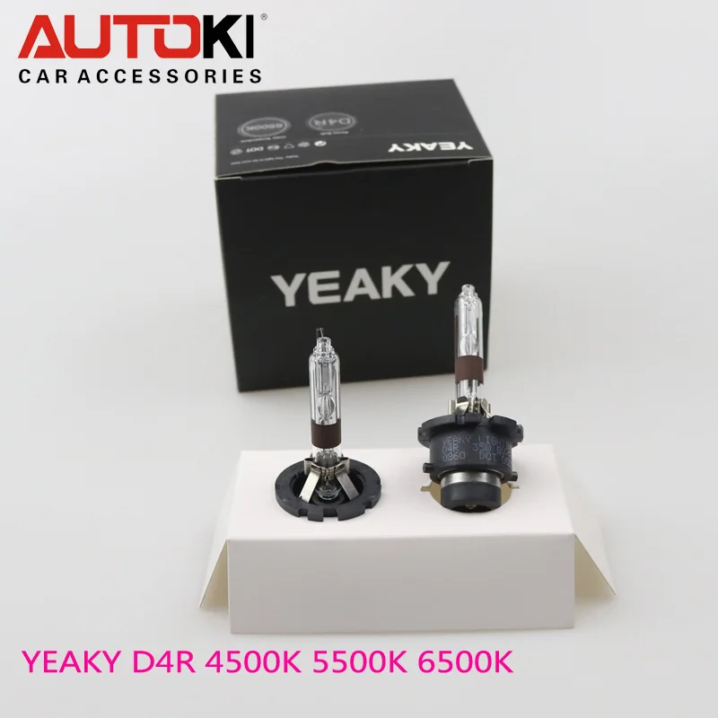 Autoki Yeaky Series 35 Вт сверхъяркая HID ксеноновая лампа D4R для детской лампы 4500K 5500K 6500K |