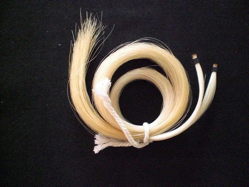 

10 ручек белой скрипки лук волос 78 см до 81 см (6 грамм/Хэнк)