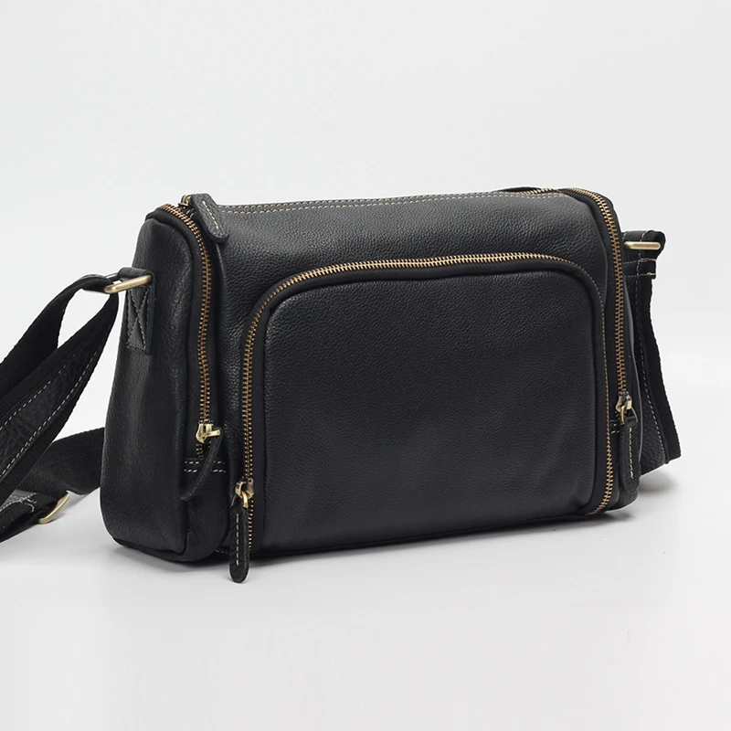 WOONAM Мужская модная вещевая сумка из натуральной телячьей кожи с несколькими