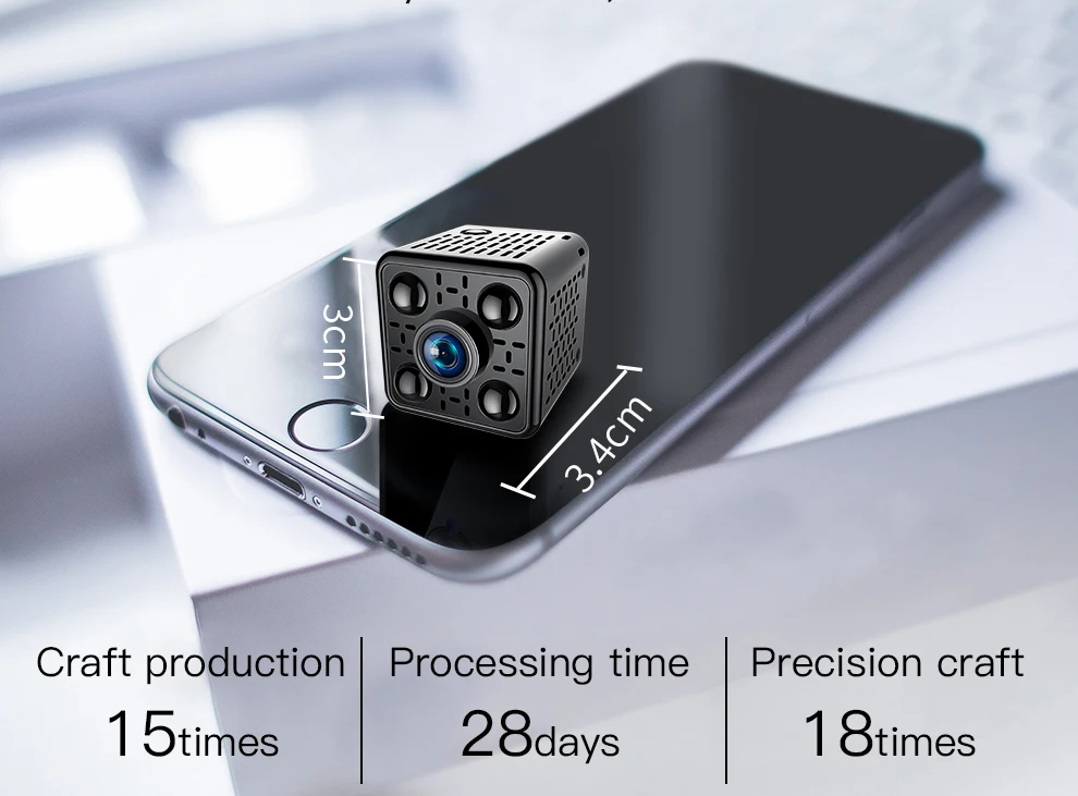 Мини Беспроводная ip-камера 2.0MP 1080P камера безопасности WiFi инфракрасная камера ночного видения с датчиком движения CCTV