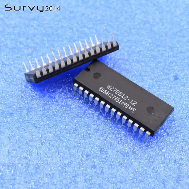 1/5 шт W27E512 12 12A EEPROM IC WINBOND Инкапсуляция: DIP 28|Интегральные схемы| |