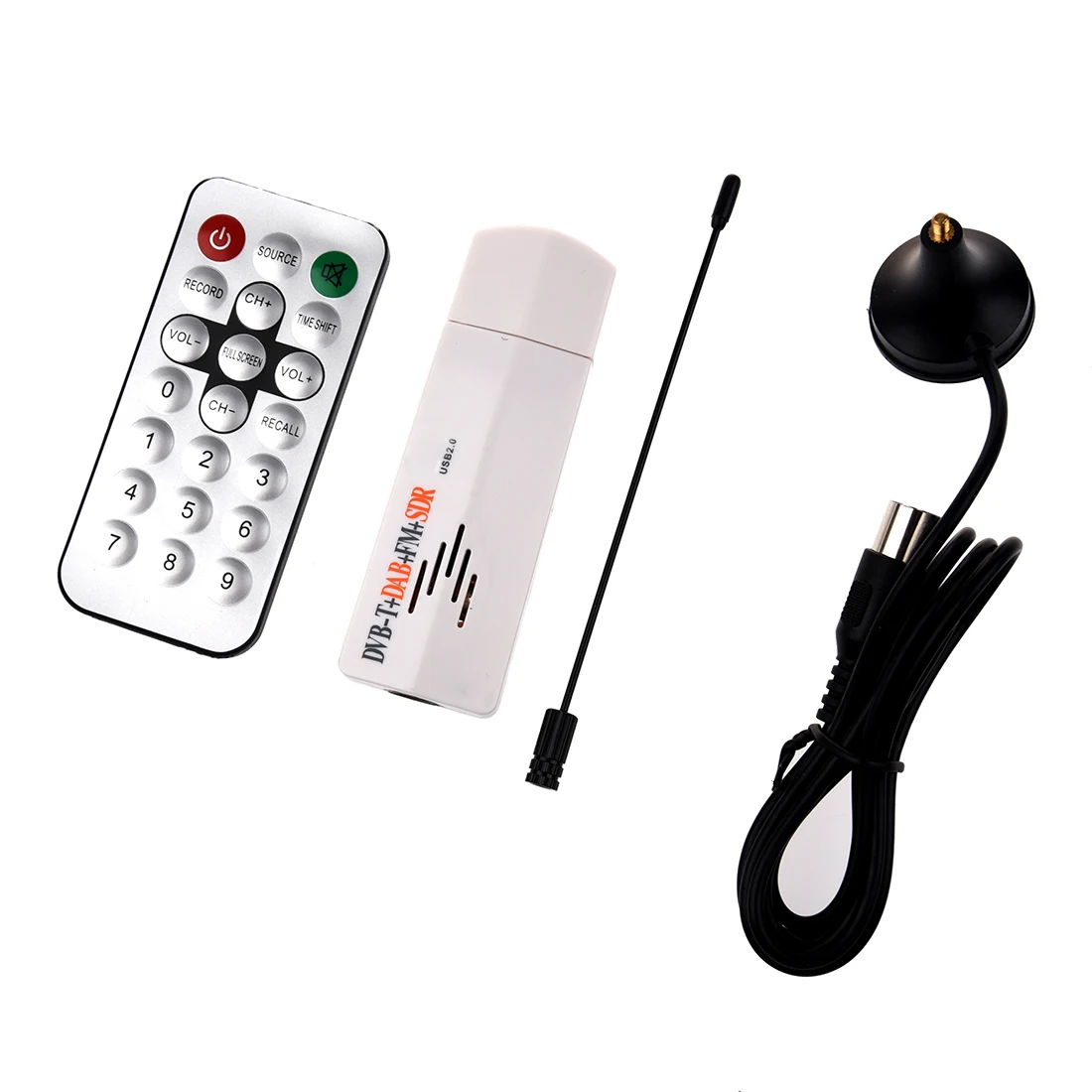 FM + DAB USB DVB-T RTL2832U FC0013B SDR антенна ТВ радиоприемник | Электроника