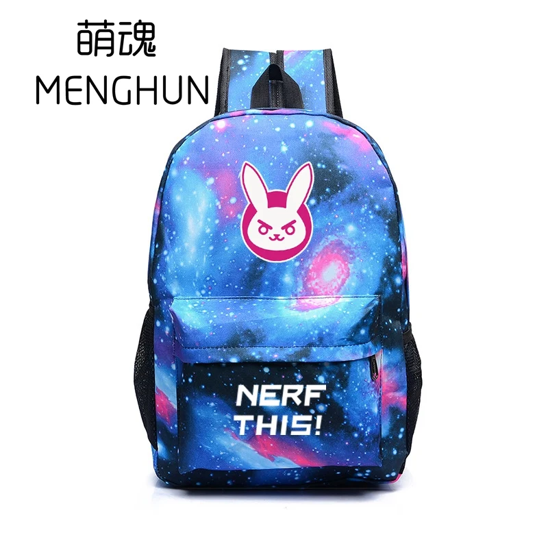 Милый рюкзак DVA concept nerf школьные ранцы с принтом в виде этих слов и звездного неба