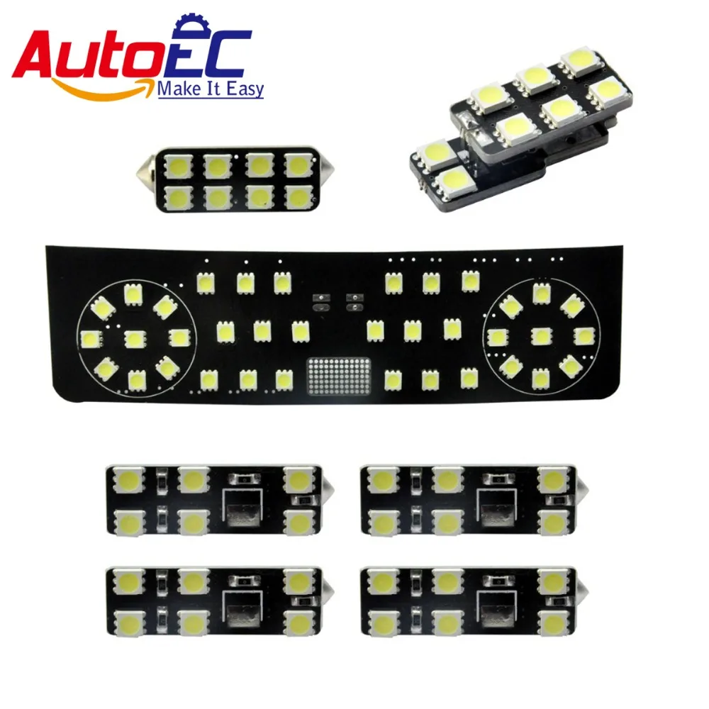 

AutoEC 7 шт./комплект, фонари для чтения фотографий и карт, панель, комплект ламп для грузовика 12 В для клюшек, вариант Magotan Alltrack # LDK02