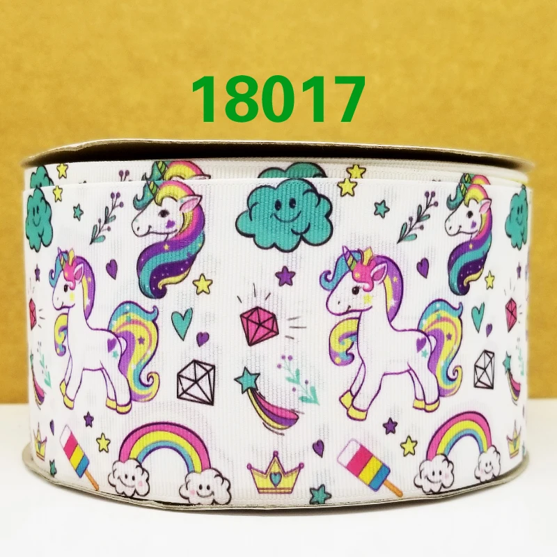 Бесплатная доставка 50 ярдов мультфильм печатных grosgrain ленты 18016|Ленты для шитья| |