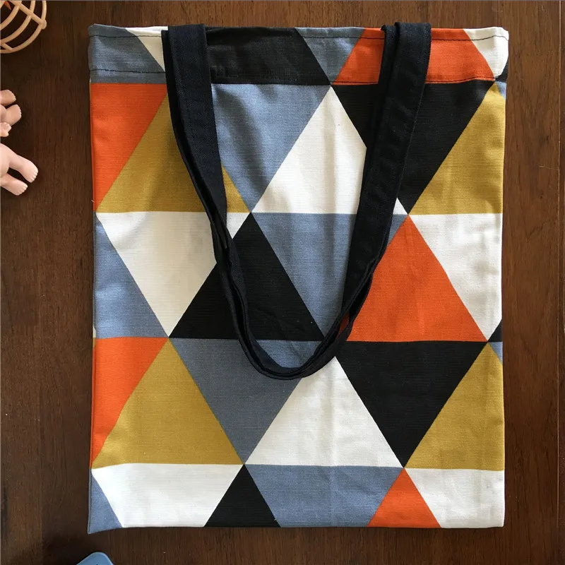 Хлопковая холщовая Экологически чистая Сумка-тоут YILE для покупок сумка через