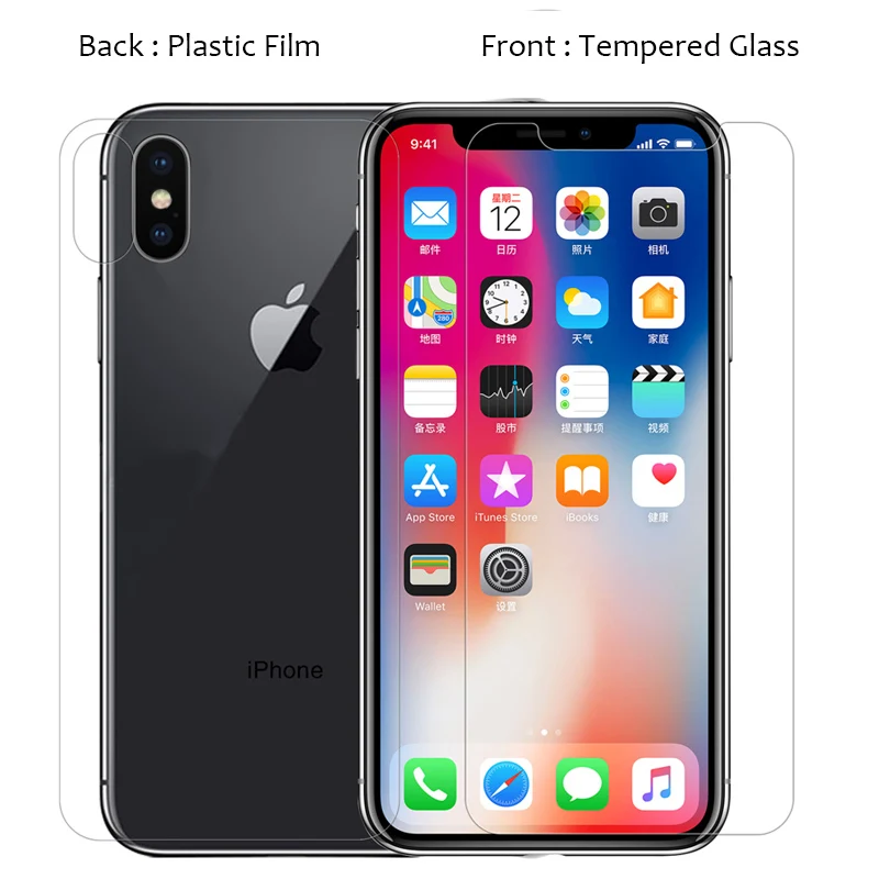 Закаленное стекло Nillkin для iPhone X 8 7 6 6S Plus защита экрана H + Pro от царапин 5 зеркальное