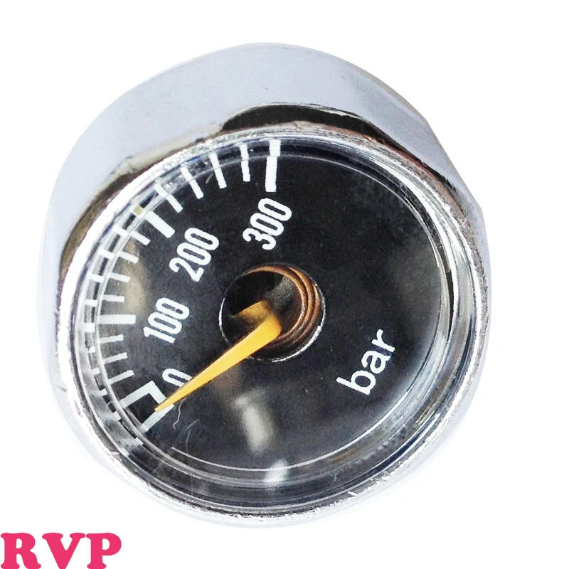 Пейнтбольный манометр HPA 1 дюйм 300Bar черный 1/8NPT партия = 2 шт. бесплатная