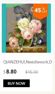 QIANZEHUI Рукоделие, сделай сам напечатанный Дракон и Феникс Вышивка крестиком, наборы для вышивания набор полная вышивка крестиком