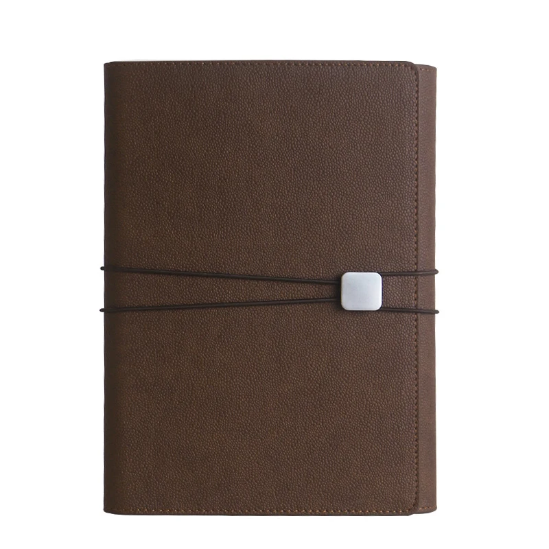 Dark Brown A5 Office Planner Business Notebook School Stationery Supplies Loose-leaf Notebook Agenda Planner Organizer Bullet Journal - Цвет: Dark Brown